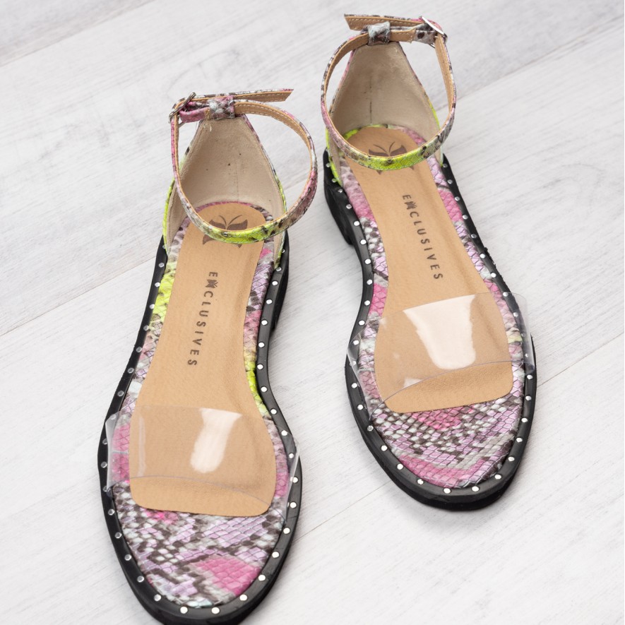 .Sandale - Friday - Snake Neon
